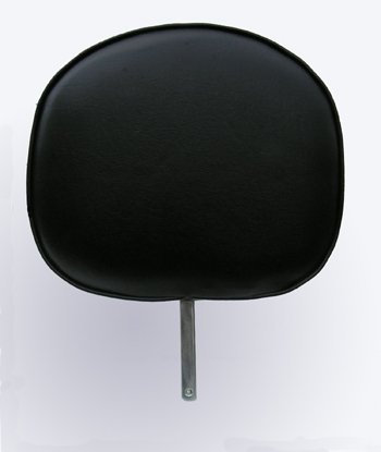 Black Drivers Motorcycle Backrest to fit Corbin Seats