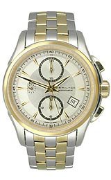 Hamilton Jazzmaster Men's Two Tone Steel, Silver Dial Automatic Watch H32626151
