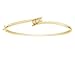 Diamond Bangle 1/10 Carat (ctw) in Yellow Gold
