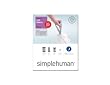 simplehuman Custom Fit Trash Can Liner J, 38- 40 Liters / 10- 10.5 Gallons, 50-Count