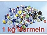 Playtastic Mega-Murmelpaket mit 1kg bunten Murmeln