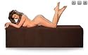 Liberator 60-Inch Equus, Dark Chocolate Pebble
