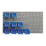 AKRO-MILS Louvered Panel Wall-Mount Rack - Beige