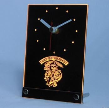 Sons of Anarchy 3D LED Table Desk Clock
