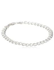 Sterling Silver Double-Link Chain Bracelet