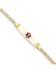 7 Inch 14k Gold Medical Jewelry Bracelet