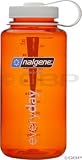 Nalgene 32oz Tritan Wide Mouth Bottle Orange w/ White Top