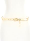 Guess - GUESS Gold Metallic Braided Skinny Belt