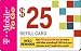 TMobile-To-Go Prepaid $25 Refill Card