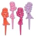 Bratz Cake Decorations - Plastic Puffy Picks - Set of 4