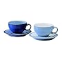 Denby Blue Jetty White Tea Saucer 16cm
