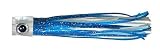 C & H Lures Lil Stubby Blue White Rigged with mono 7/0 hook