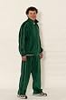 Uncle Leo Dark Green Velour Tracksuit