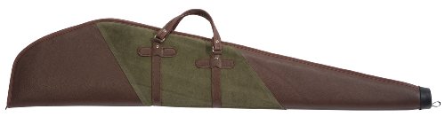 Levys Leathers SLS201 Leather and Suede Rifle Case (Brown/Green, Medium)