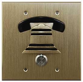 Doorbell Fon DP-38NBF Outside Door Station Brass