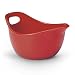 Rachael Ray Stoneware Serving and Mixing Bowl, 3-Quart, Red