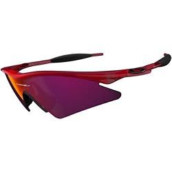 Oakley M Frame Sweep Adult Sport Fashion Sunglasses - Crystal Red/Positive Red Iridium
