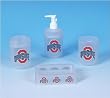 Ohio State Buckeyes Bathroom 4 Piece Frosty Bath Accessaries NCAA College Athletics