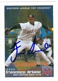 Francisco Liriano autographed Baseball Card (Minnesota Twins New Britain Rock Cats)