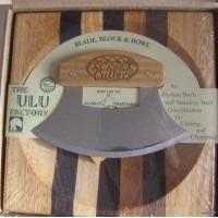Ulu Factory Ulu Bowl set Birch Handle AK Cutlery