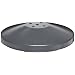 Impact 4454BS Tube Base, 11-3/4" Diameter x 2-1/4" Height, For Stand Alone Ashtray, Gray (Case of 2)