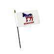 Democratic Party Design 1- 4 x 6 inch Flag