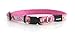 Rogz Stylish 3/8-Inch Jellybean Dog Collar, Small, Stylish Pink Rogzette Design