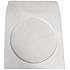 CD DVD DuPont White Tyvek Sleeves with 4" Clear Window and Flap (Automated Packaging Grade) 100 Pack