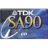 TDK SA90 High Bias Cassettes (5-Pack)