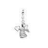 Charm " Schutzengel mit Herz " f�r Bettelarmband mit Steinen
