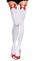 Leg Avenue Women's Nurse Thigh High Stockings