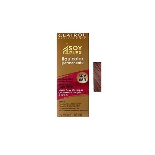 Clairol Professional Soy 4 Plex Liquicolor Permanent 68R Medium Red Violet Brown 59 ml (Ha Preisvergleich