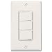 Air King AKS3 Rocker Style 3-Function Switch, White