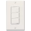 Air King AKS3 Rocker Style 3-Function Switch, White