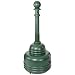 Eagle 1206GREEN SafeSmoker Cigarette Receptacle, 15-1/4" Diameter x 37-3/4" Height, Green
