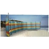 Beach Windbreak 20ft x 4ft 10 Pole Holiday Windbreak