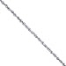 Ladies Solid White Gold Anklet and Lobster Clasp