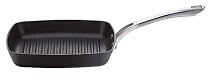 Raymond Blanc by Anolon Professional Hard Anodised Non-stick Square Grill Pan, 24 cm