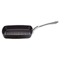 Raymond Blanc by Anolon Professional Hard Anodised Non-stick Square Grill Pan, 24 cm