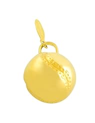 14 Karat Yellow Gold Baseball Charm/ Pendant