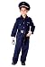 Police Man Child Halloween Costume Size 4-6 MEDIUM