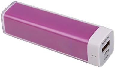 Mountpower 2600mah Lipstick Portable Backup Battery Charger Power Bank. Mobile Power Source for Smart Phones and Digital Devices. (Rose Red)
