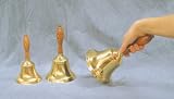 Solid Brass Hand Bells - 10H x 6 Dia.