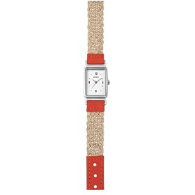 Opex - X3712FA2 - Arktik - Montre Femme - Quartz Analogique - Cadran Acier Bross� - Bracelet Cuir Orange
