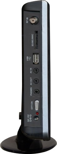 Viore PLCD10V59 10.2-Inch Portable Widescreen LCD TV with Built-In DVD Player, Black image 3