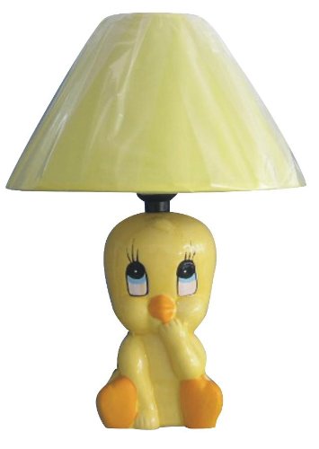 Checkolite Bird Table Lamp, Yellow