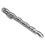 Forzieri "Treccia" Silver Plated Tie Clip