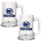 Penn State Nittany Lions 2pc 15oz Glass Tankard Set NCAA College Athletics
