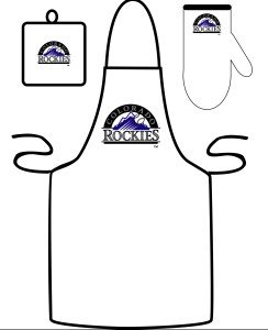 Buy Colorado Rockies Grilling Apron Set by McArthur Sports