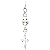 Sterling Silver Gothic Dangle Earrings Jewelry